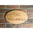 Premium Solid Oak Wood House Sign - 35.5cm x 21.5cm