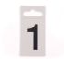 Metal Effect PVC Numbers 0 - 9