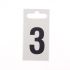 Metal Effect PVC Numbers 0 - 9