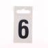 Metal Effect PVC Numbers 0 - 9