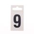 Metal Effect PVC Numbers 0 - 9