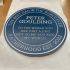 Personalised Blue Heritage Style Plaque, Acrylic, Laser Engraved 20cm