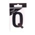  6.5cm Black self adhesive vinyl Letters & Symbols A - Z 