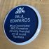 Personalised Blue Heritage Style Plaque, Ceramic, Engraved 24cm