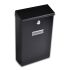 Wall Mounted Steel Black Letterbox - Saturn